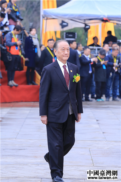 臺灣新黨主席郁慕明參加公祭黃帝典禮 中國臺灣網(wǎng) 劉瑩 攝。 臺灣新黨主席郁慕明參加公祭黃帝典禮 中國臺灣網(wǎng) 劉瑩 攝。