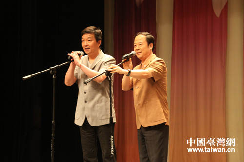參加演出的著名相聲演員馬云路、劉捷 參加演出的著名相聲演員馬云路、劉捷
